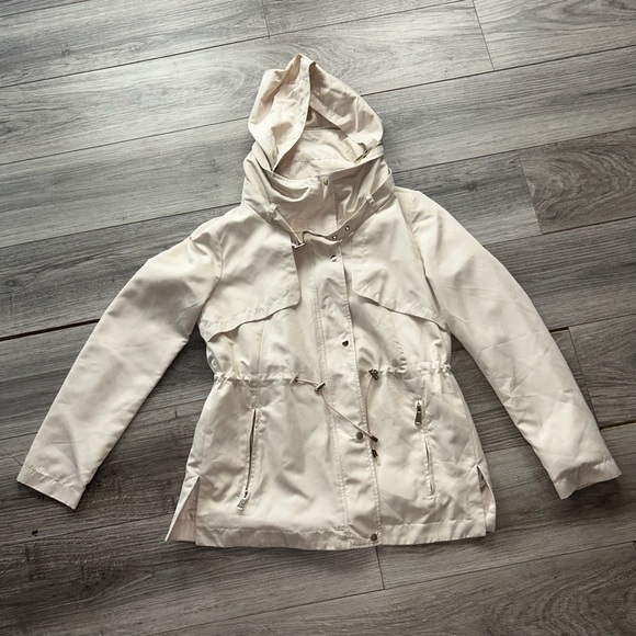 Zara Zip Up Hooded Windbreaker‎ Jacket size Medium - Picture 1 of 7